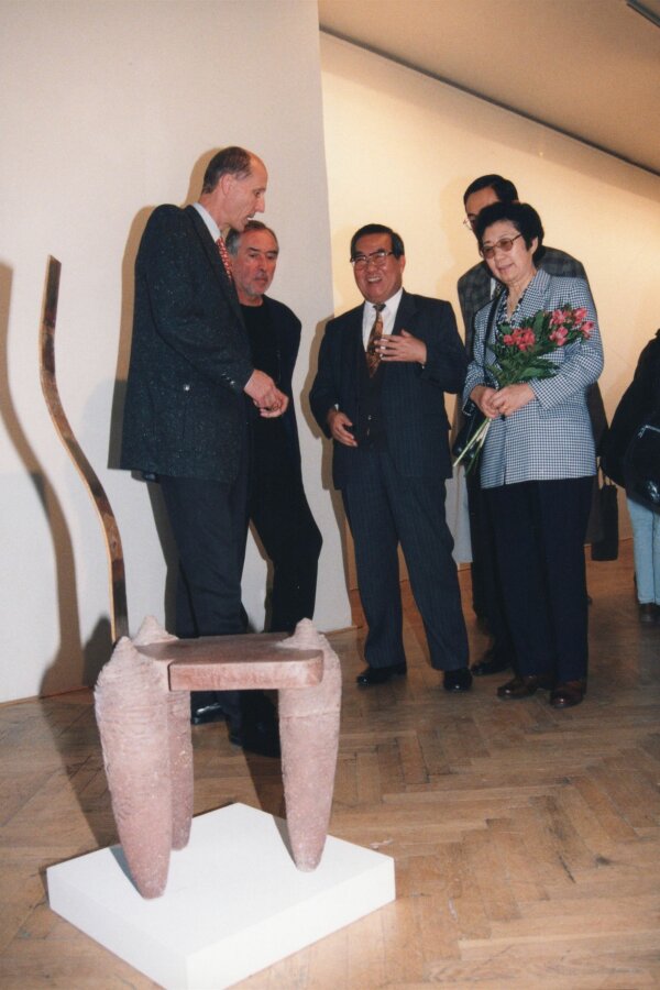 zleva: Milan Šimonovský, Pavel Liška, ? Huo Yu-zhen; foto: Anna Pecková